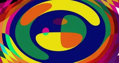 Colored jigsaw puzzle