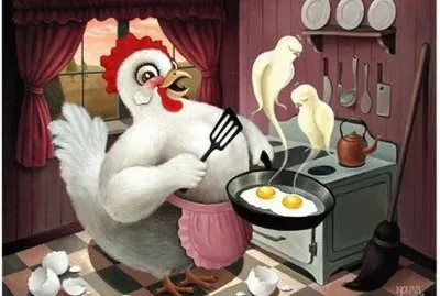 Baking Eggs by Nouar