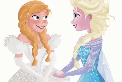 Anna Elsa jigsaw puzzle