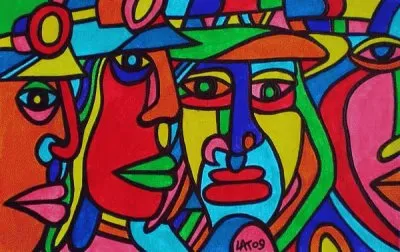 Chilean art by Leon Keay jigsaw puzzle