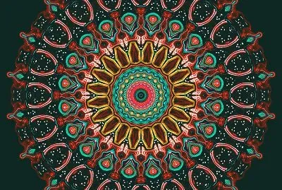 פאזל של mandalas