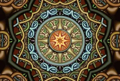 פאזל של mandalas