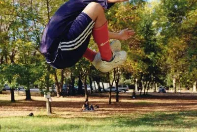 Slackline rider