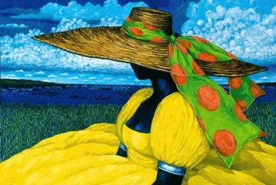 Lady in Yellow Dress