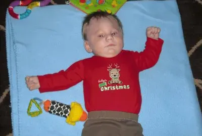 my wife and our newborn son