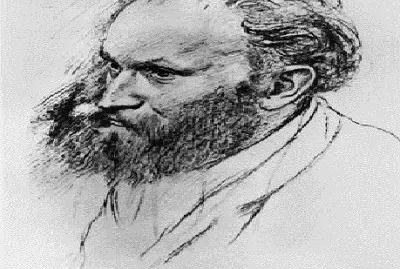 DEGAT (portrait de Manet)