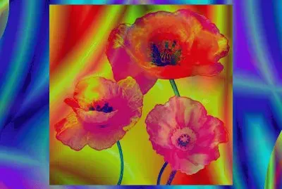 פאזל של Panel with Poppies