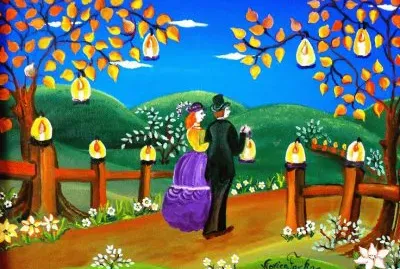 Evening walk by Viorica Ana Farkas jigsaw puzzle