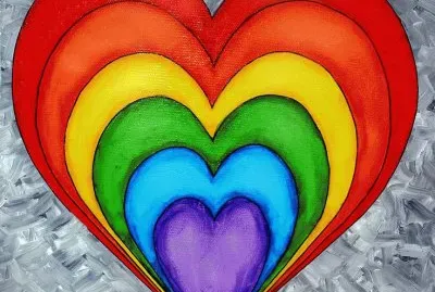 Rainbow Heart