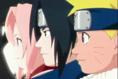 פאזל של Naruto, Sasuke, Sakura