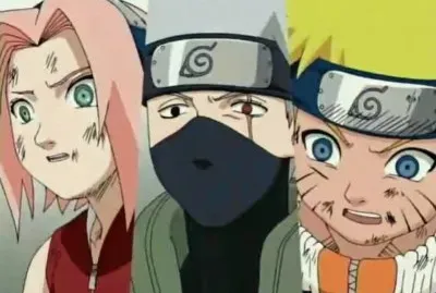 Naruto, Sakura, Kakashi