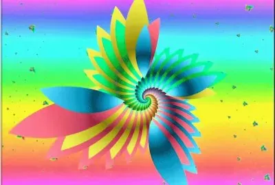 Pastel Rainbow Spiral