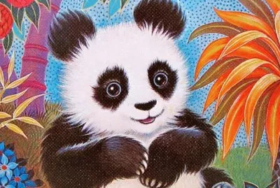 Panda by K Chin jigsaw puzzle