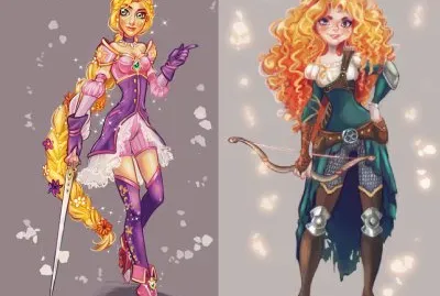 Rapunzel Merida