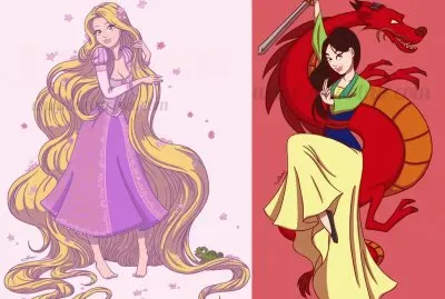 Rapunzel Mulan