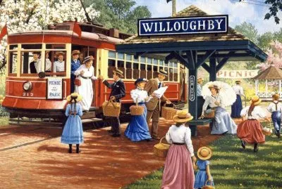 Tram ride by John Sloane