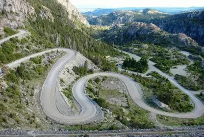 Hacia la Represa FutaleufÃº. Chubut. Argentina