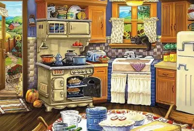 The Kitchen by Joseph Burgess jigsaw puzzle