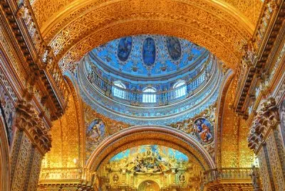 Iglesia de la CompaÃ±Ã­a. Quito. Ecuador