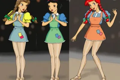 פאזל של Belle SnowWhite Ariel