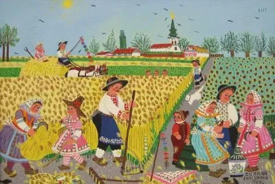 Working at the Fields by Zuzana Chapulova
