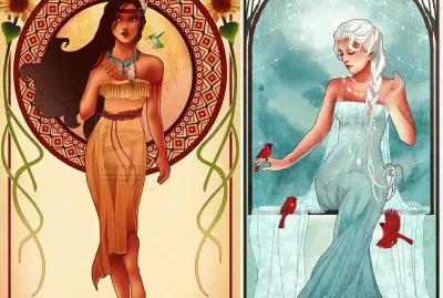 Pocahontas Elsa jigsaw puzzle