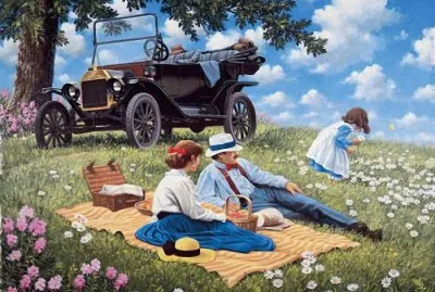 Picknick by John Sloane jigsaw puzzle