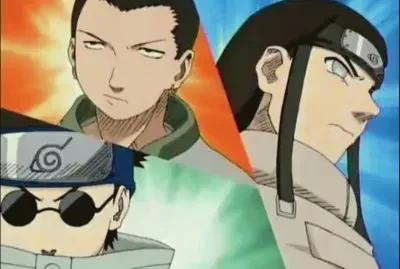 Neji, Shino y Shikamaru