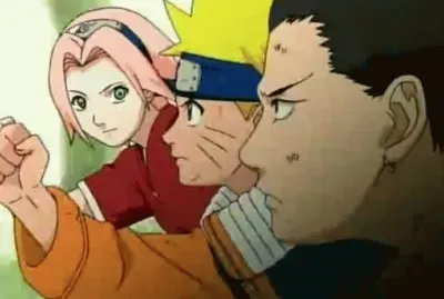 Shikamaru, Naruto y Sakura