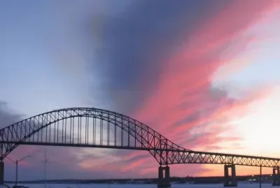 A really pink sunset