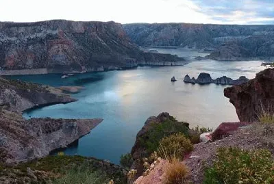פאזל של Embalse Valle Grande. Mendoza. Argentina