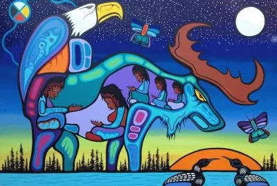 Native Indian art by Mark Jacobson