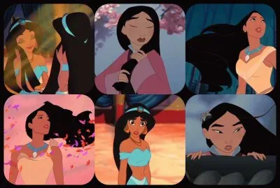 Jasmine Mulan Pocahontas