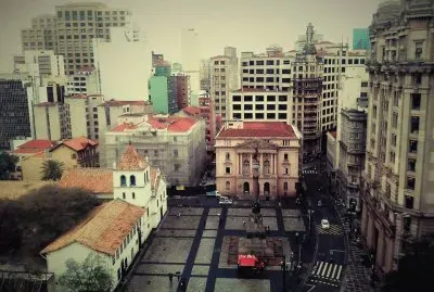 São Paulo - SP - Vista Aérea do Páteo do Colegio jigsaw puzzle