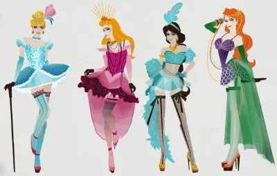 Cinderella Aurora Jasmine Ariel