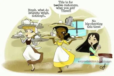 Cinderella Tiana Mulan