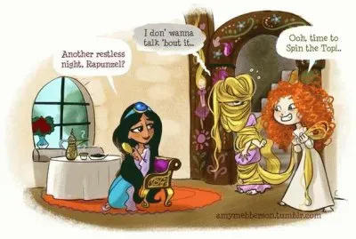 Jasmine Rapunzel Merida