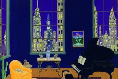 Manhattan Nocturne by Thomas McKnight