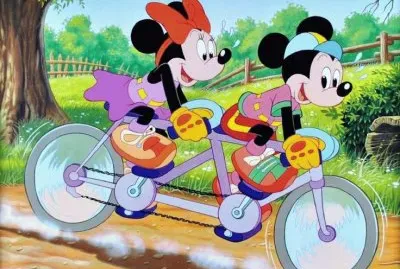 Micky and Minnie Mouse