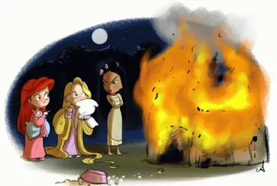 Ariel Rapunzel Pocahontas