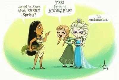 Pocahontas Anna Elsa