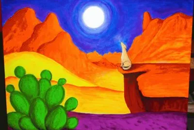 Full Moon over Sedona by Pamela Price jigsaw puzzle