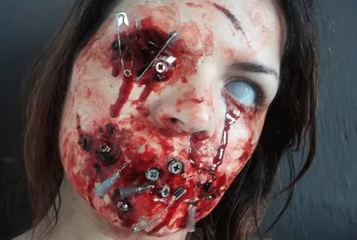 maquiagem macabra