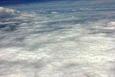over the clouds