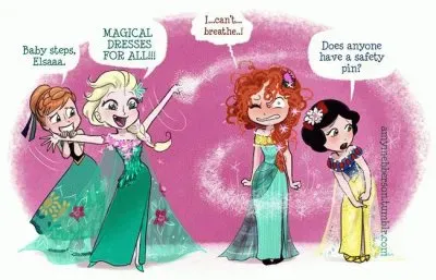 Anna Elsa Merida SnowWhite