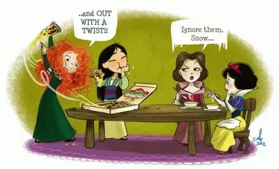 Merida Mulan Belle SnowWhite