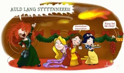 Merida Rapunzel Belle SnowWhite