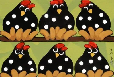Chickens by Annie Lane jigsaw puzzle