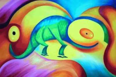 Cameleon by Oscar Avedano jigsaw puzzle