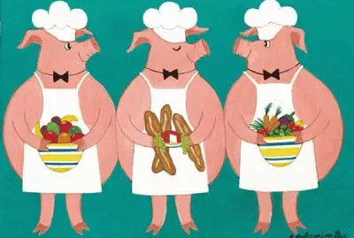 Cooking Pigs by Patricia Palermino jigsaw puzzle